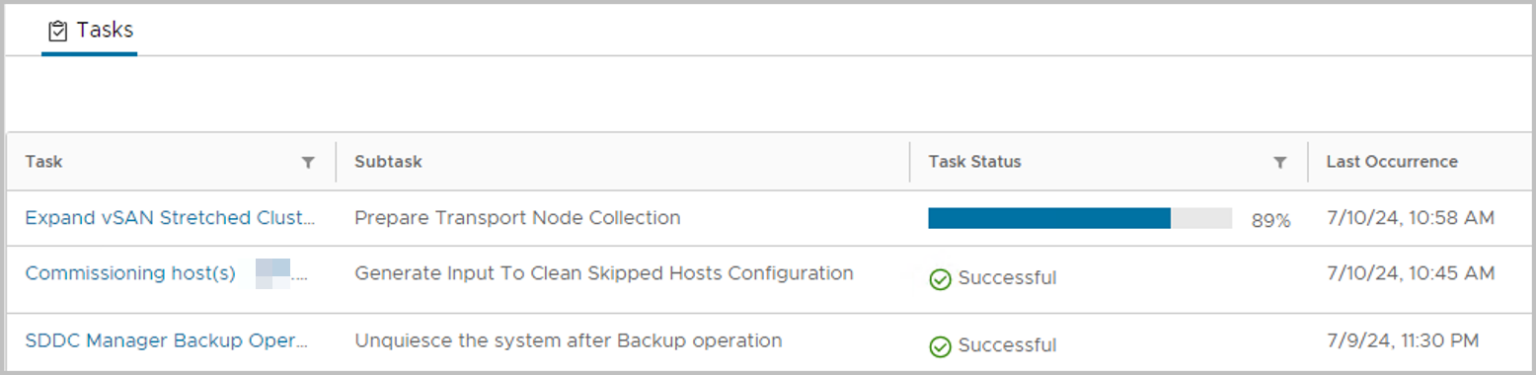 » Remove a failed task in SDDC Manager – Cloud Foundation